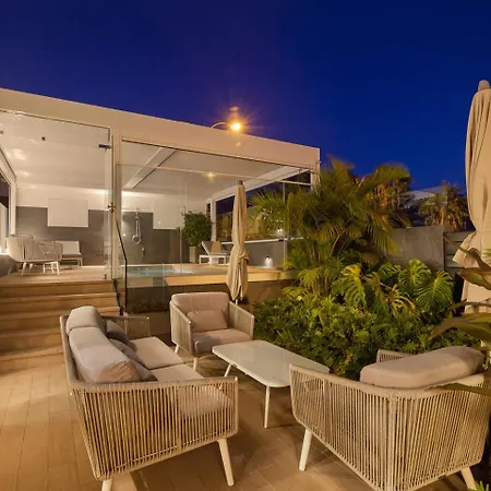 Lux Private With Heated Pool And Amazing Ocean View The View Tenerife 别墅 阿德耶