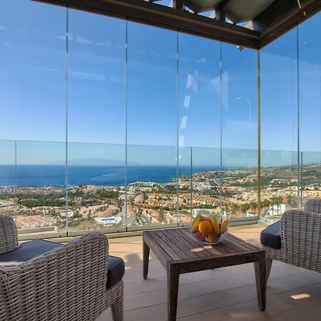 Lux Private Villa With Heated Pool And Amazing Ocean View The View Tenerife וילה