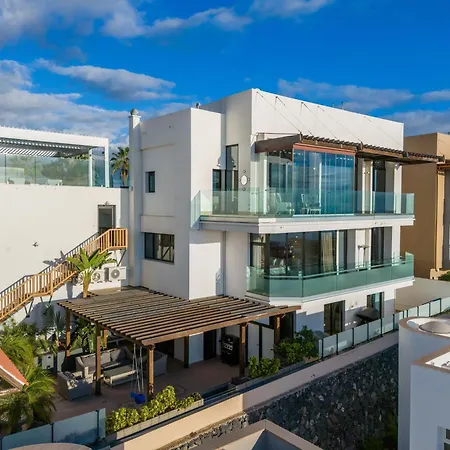 וילה Lux Private Villa With Heated Pool And Amazing Ocean View The View Tenerife *