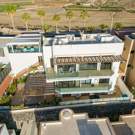 Lux Private Villa With Heated Pool And Amazing Ocean View The View Tenerife * אדחה